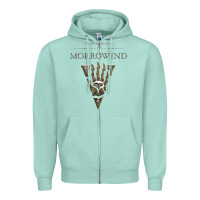 Seafoam morrowind Zipper Hoodie - linhVisuals