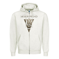 Oatmeal Heather morrowind Zipper Hoodie - linhVisuals