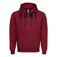 Burgundy hunt showdown Zipper Hoodie - linhVisuals