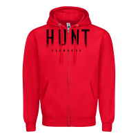 Red hunt showdown Zipper Hoodie - linhVisuals