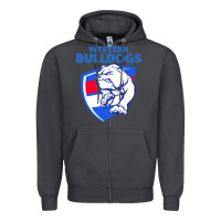 Smoke western bulldogs Zipper Hoodie - linhVisuals