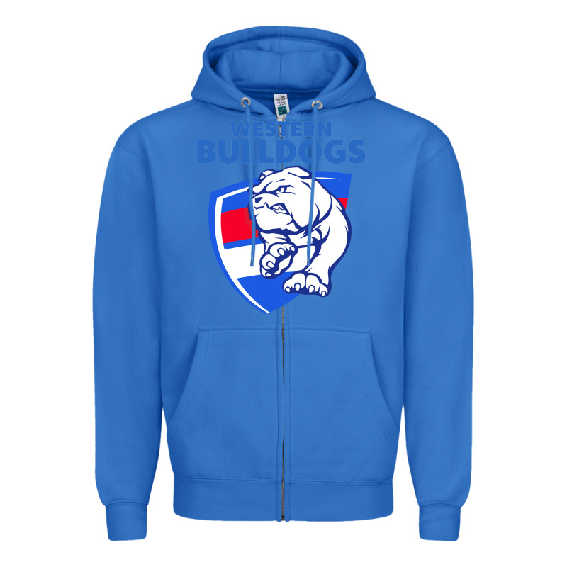 Western Bulldogs Zipper Hoodie by linhVisuals | Teevron