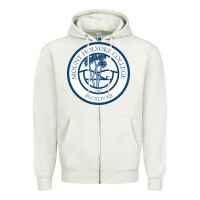 Oatmeal Heather mount holyoke college Zipper Hoodie - linhVisuals
