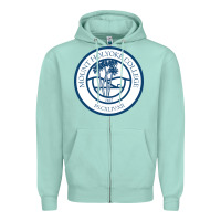 Seafoam mount holyoke college Zipper Hoodie - linhVisuals