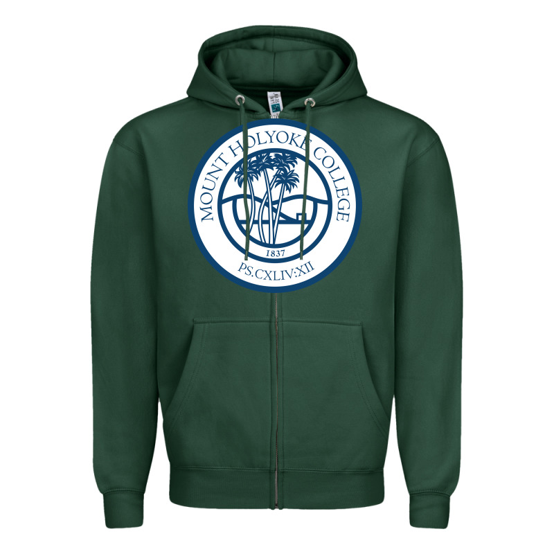 Mount Holyoke College Zipper Hoodie by linhVisuals | Teevron