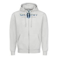 Dove Grey starcraft Zipper Hoodie - linhVisuals