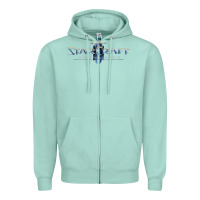 Seafoam starcraft Zipper Hoodie - linhVisuals