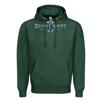Sports Green starcraft Zipper Hoodie - linhVisuals