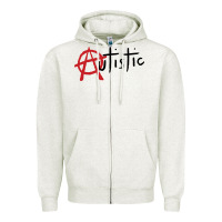 Autistic Punk Zipper Hoodie | Teevron