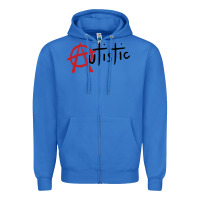 True Royal autistic punk Zipper Hoodie - linhVisuals