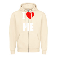 Sandshell retro vintage classic i love pie for pie lovers cooks chefs t shirt Zipper Hoodie - linhVisuals
