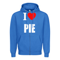 True Royal retro vintage classic i love pie for pie lovers cooks chefs t shirt Zipper Hoodie - linhVisuals