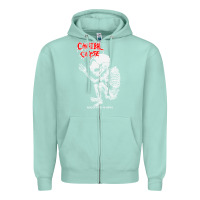 Seafoam butchered at birth Zipper Hoodie - linhVisuals