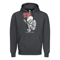 Smoke butchered at birth Zipper Hoodie - linhVisuals