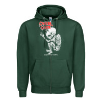 Sports Green butchered at birth Zipper Hoodie - linhVisuals