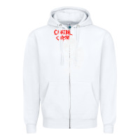 White butchered at birth Zipper Hoodie - linhVisuals