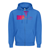 True Royal dnp doctor of nursing practice heartbeat color rn nurse Zipper Hoodie - linhVisuals