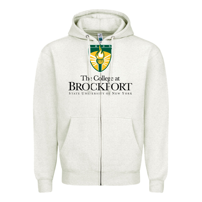 Suny Brockport College Zipper Hoodie by linhVisuals | Teevron