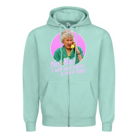 Seafoam dorothy zbornak Zipper Hoodie - linhVisuals