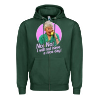Sports Green dorothy zbornak Zipper Hoodie - linhVisuals