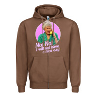 Chestnut dorothy zbornak Zipper Hoodie - linhVisuals