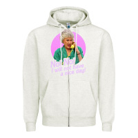 Oatmeal Heather dorothy zbornak Zipper Hoodie - linhVisuals
