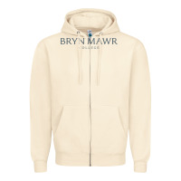 Sandshell Bryn Mawr College Zipper Hoodie - linhVisuals