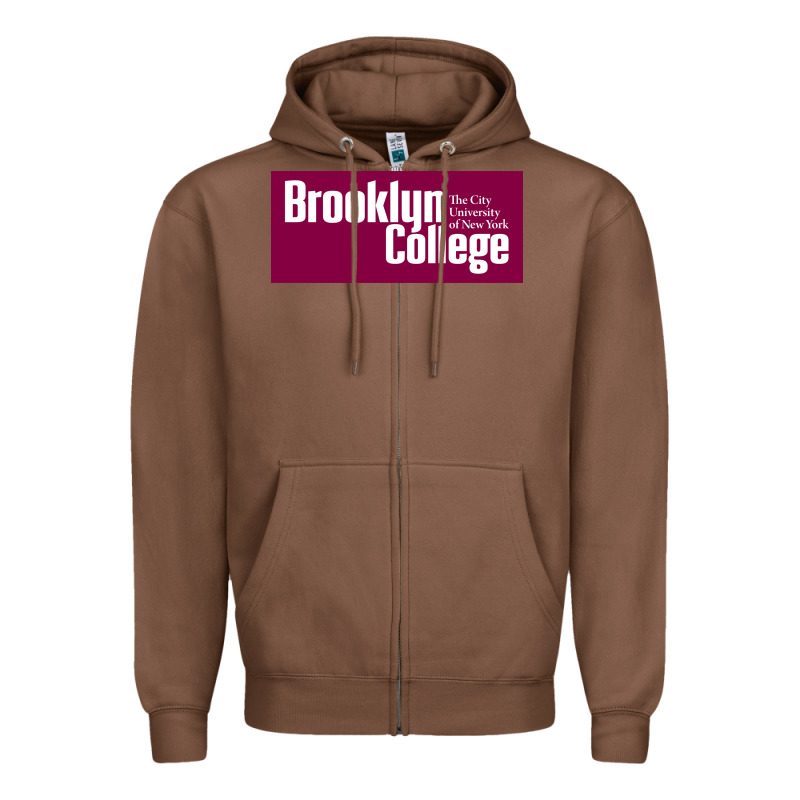 Brooklyn College Zipper Hoodie by linhVisuals | Teevron