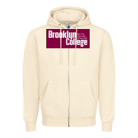 Sandshell Brooklyn College Zipper Hoodie - linhVisuals