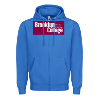True Royal Brooklyn College Zipper Hoodie - linhVisuals
