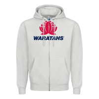 Dove Grey new south wales waratahs rugby super league Zipper Hoodie - linhVisuals