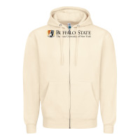 Sandshell SUNY Buffalo State College Zipper Hoodie - linhVisuals