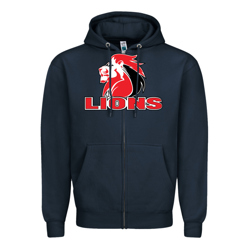 Lions Rugby Super League Zipper Hoodie by linhVisuals | Teevron