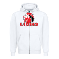 White lions rugby super league Zipper Hoodie - linhVisuals