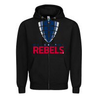 Black melbourne rebels rugby super league Zipper Hoodie - linhVisuals