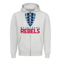 Dove Grey melbourne rebels rugby super league Zipper Hoodie - linhVisuals