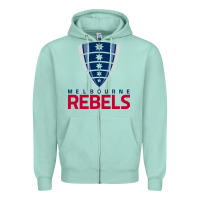 Melbourne Rebels Rugby Super League Zipper Hoodie | Teevron