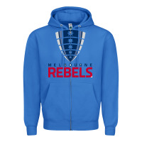 True Royal melbourne rebels rugby super league Zipper Hoodie - linhVisuals
