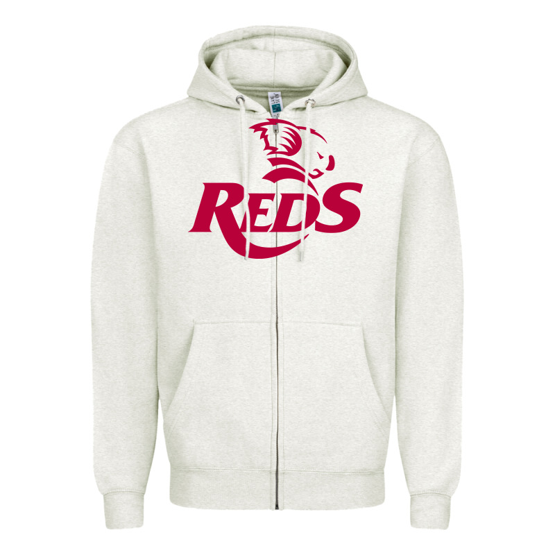 Queensland Reds Rugby Super League Zipper Hoodie by linhVisuals | Teevron