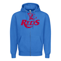 True Royal queensland reds rugby super league Zipper Hoodie - linhVisuals