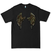Black leopard camouflage wings Premium Tee - RanaPortraitStore