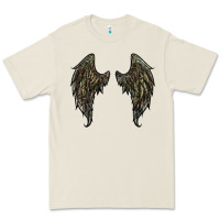 Bone leopard camouflage wings Premium Tee - RanaPortraitStore