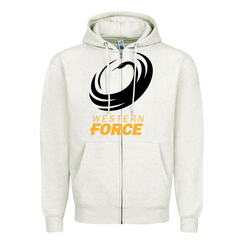 Western Force Rugby Super League Zipper Hoodie by linhVisuals | Teevron