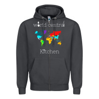 Smoke world central kitchen Zipper Hoodie - linhVisuals