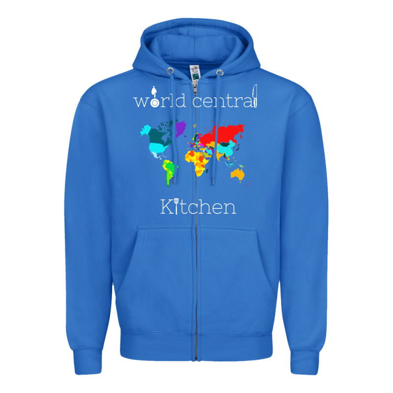 World Central Kitchen Zipper Hoodie by linhVisuals | Teevron