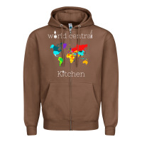 Chestnut world central kitchen Zipper Hoodie - linhVisuals