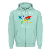 Seafoam world central kitchen Zipper Hoodie - linhVisuals