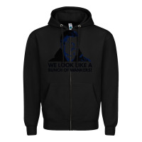 Black an unimpressed guenther steiner Zipper Hoodie - linhVisuals