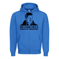 True Royal an unimpressed guenther steiner Zipper Hoodie - linhVisuals