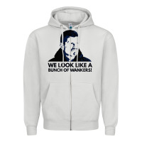 Dove Grey an unimpressed guenther steiner Zipper Hoodie - linhVisuals